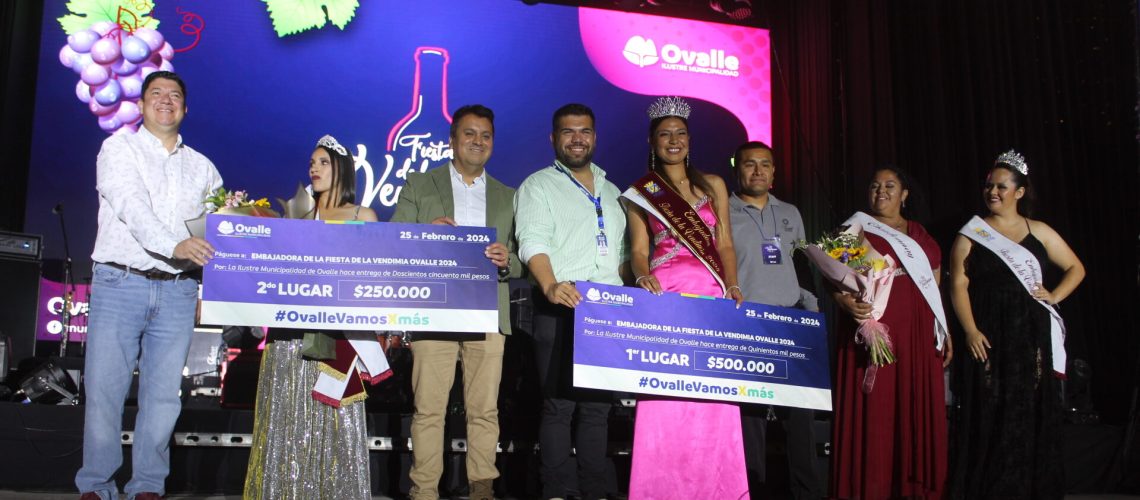 Coronación de la embajadora de la Vendimia