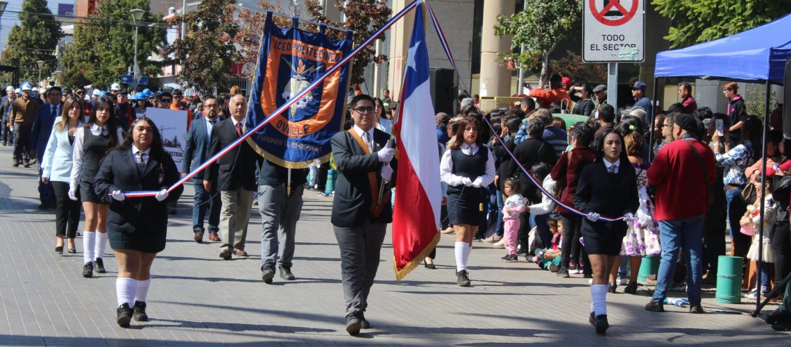 Desfile de aniversario Ovalle