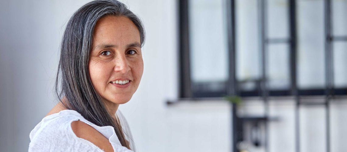 Santiago, 02.03.2021. Retratos Liliana Cortés Directora ejecutiva Fundación Súmate, perteneciente a la Fundación Hogar de Cristo.
AGENCIA BLACKOUT