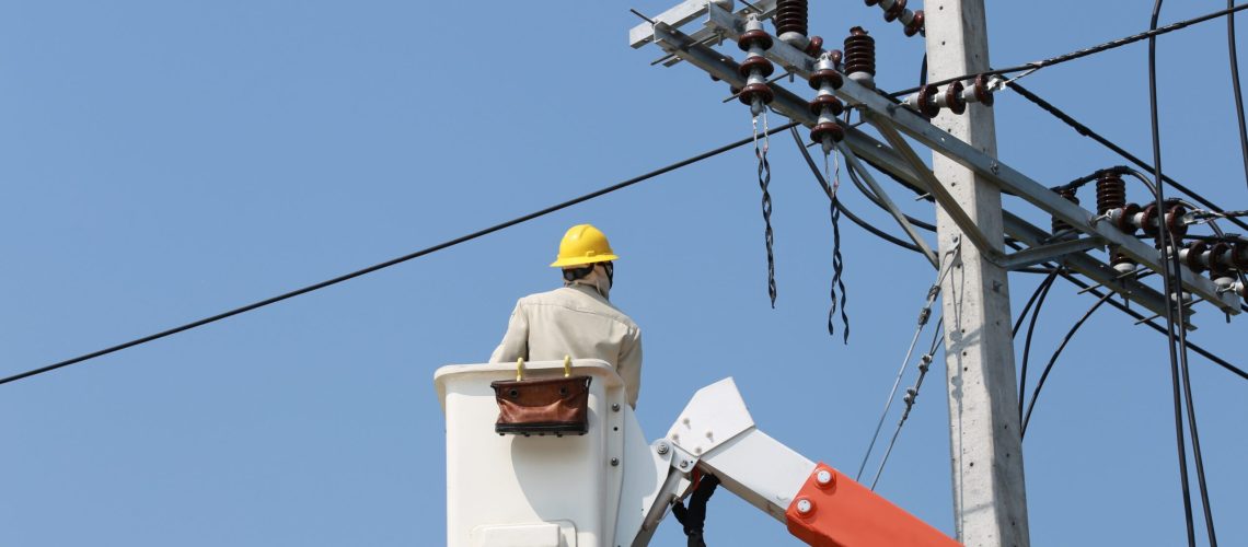 Power,Line,Support,,Insulators,And,Wires.,Appearance,Of,A,Design.